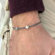 Bracelet "Little Evil Eye & Cross"