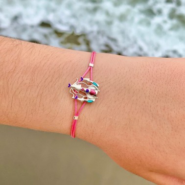 Βραχιόλι - "Το κάστρο της Πριγκίπισσας" - Ροζ