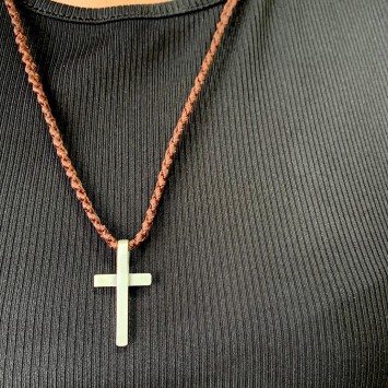 Necklace "Cross P"