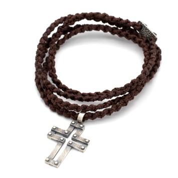 Κολιέ "Σταυρός 12 Pins"