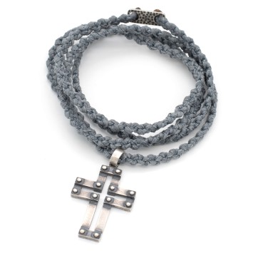 Κολιέ "Σταυρός 12 Pins"