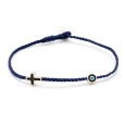 Bracelet "Little Evil Eye & Cross Μ"