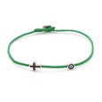 Bracelet "Little Evil Eye & Cross Μ"