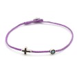 Bracelet "Little Evil Eye & Cross Μ"