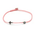 Bracelet "Little Evil Eye & Cross Μ"