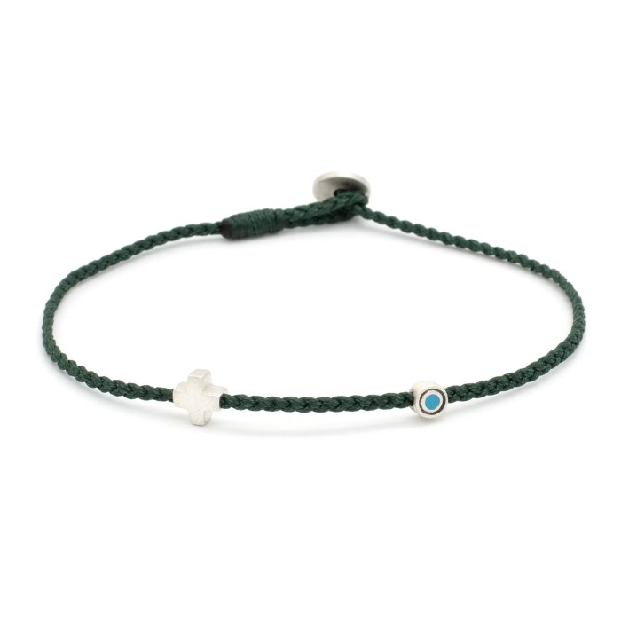 Βραχιόλι "Ματάκι & Σταυρός" Βραχιόλι "Ματάκι & Σταυρός"