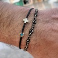 Bracelet "Little Evil Eye & Cross"