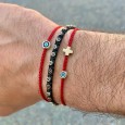 Bracelet "Little Evil Eye & Cross"