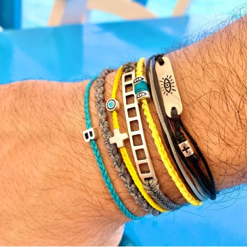 Bracelet "Little Evil Eye & Cross"