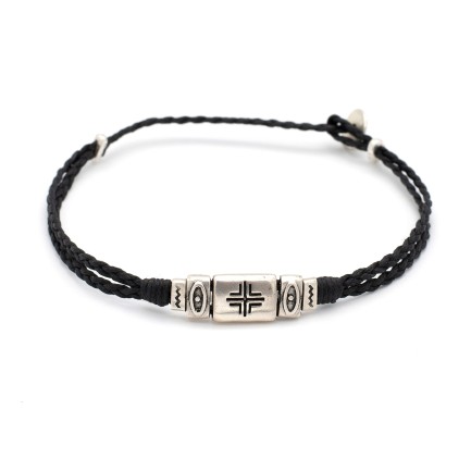 Βραχιόλι "Σταυρός Geo - Μάτια"