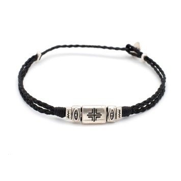 Βραχιόλι "Σταυρός Geo - Μάτια"