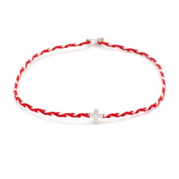 Βραχιόλι "Μαρτάκι - Σταυρός"