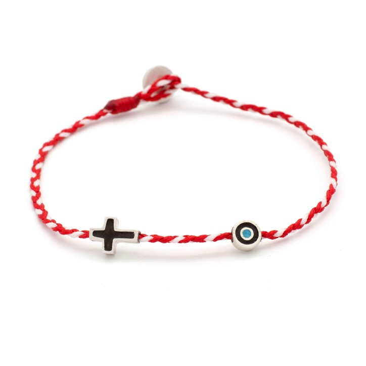 Bracelet "Martaki - Little Evil Eye & Cross M"