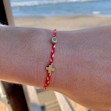 Βραχιόλι "Μαρτάκι - Ματάκι & Σταυρός G"