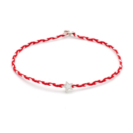 Bracelet "Martaki - White Little Star"