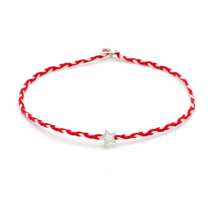 Bracelet "Martaki - White Little Star"