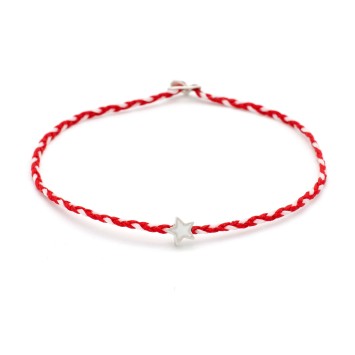 Bracelet "Martaki - White Little Star"