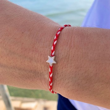 Bracelet "Martaki - White Little Star"