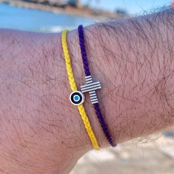 Bracelet "Cross - Parallel Lines"