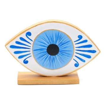 Διακοσμητικό "Μάτι Ο - HC" - Λευκό