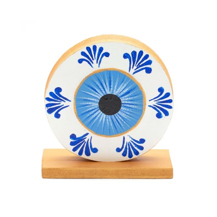 Διακοσμητικό "Μάτι - BC" - Λευκό