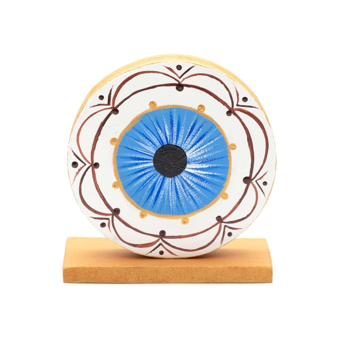 Decoration "Evil Eye - BE" - White