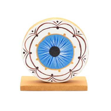 Decoration "Evil Eye - BE" - White