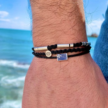 Βραχιόλι "Κομποσκοίνι Silver Rings SM"