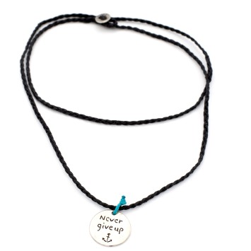 Necklace "Never Give Up"