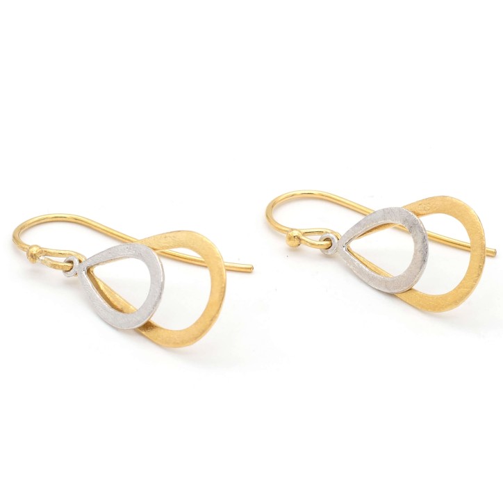 Σκουλαρίκια "2 Δάκρυα 1/2G"