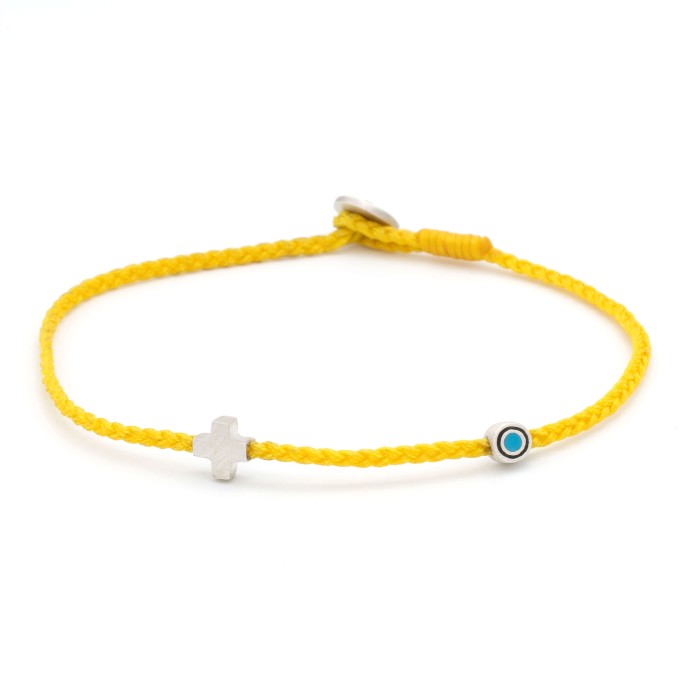 Anklet "Little Evil Eye & Cross" Anklet "Little Evil Eye & Cross"