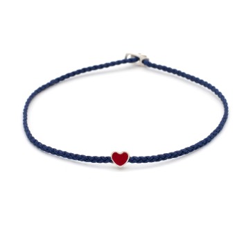 Βραχιόλι Ποδιού "Η Κόκκινη Καρδούλα μου"