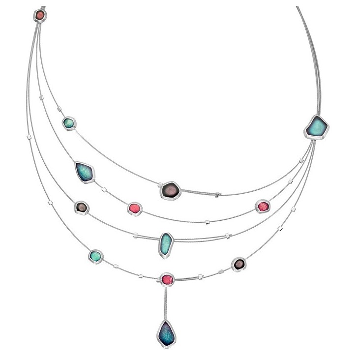 Κολιέ "Seaglass - Οι 4 σειρές"