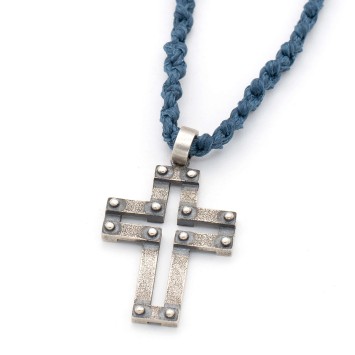 Κολιέ "Σταυρός 12 Pins"