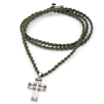 Κολιέ "Σταυρός 12 Pins"