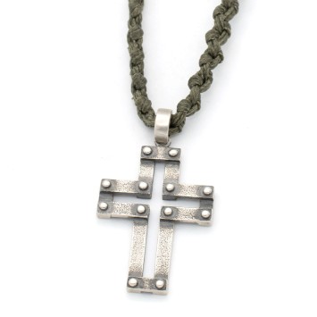 Κολιέ "Σταυρός 12 Pins"