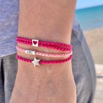 Bracelet - "Star" - Fuchsia