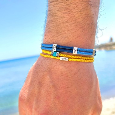 Bracelet "Cylinder Evil Eye"