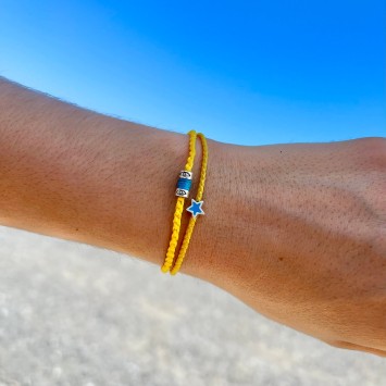 Bracelet "Cylinder Evil Eye"