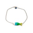 Bracelet "Little Fish GL CH" - Blue