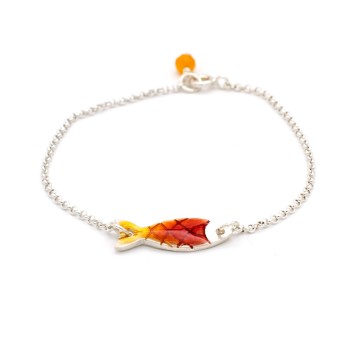 Bracelet "Little Fish GL CH" - Red
