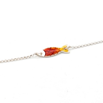 Bracelet "Little Fish GL CH" - Red