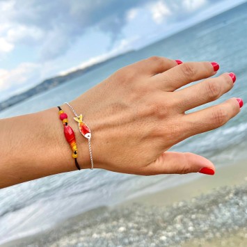 Bracelet "Little Shell GL C" - Red