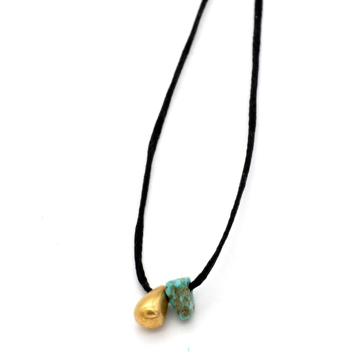 Necklace "Minimal Little Drop G"