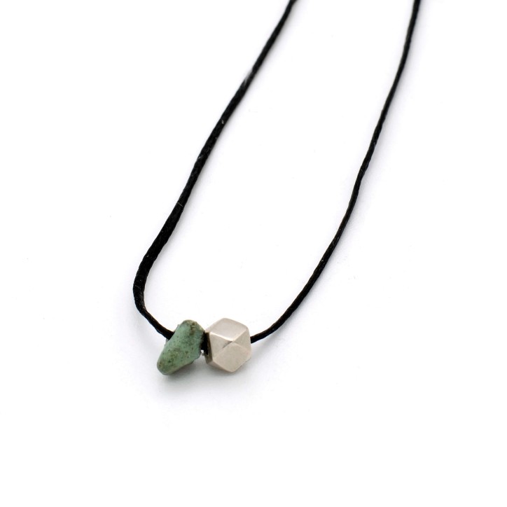 Necklace "Minimal Polygonial"