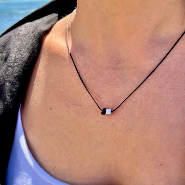 Necklace "Minimal Cube"