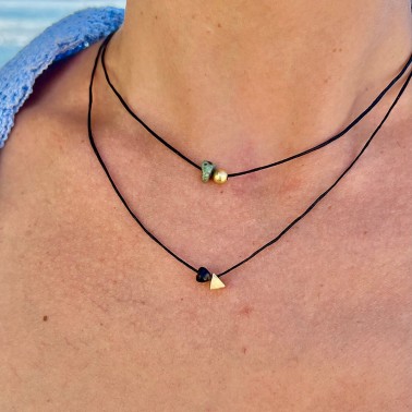 Necklace "Minimal Little Ball G"