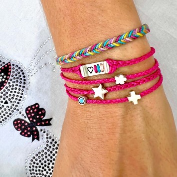 Bracelet - "Star" - Fuchsia