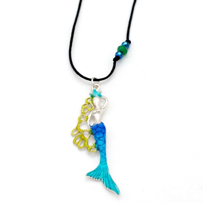 Necklace "Mermaid" - Blue Necklace "Mermaid" - Blue