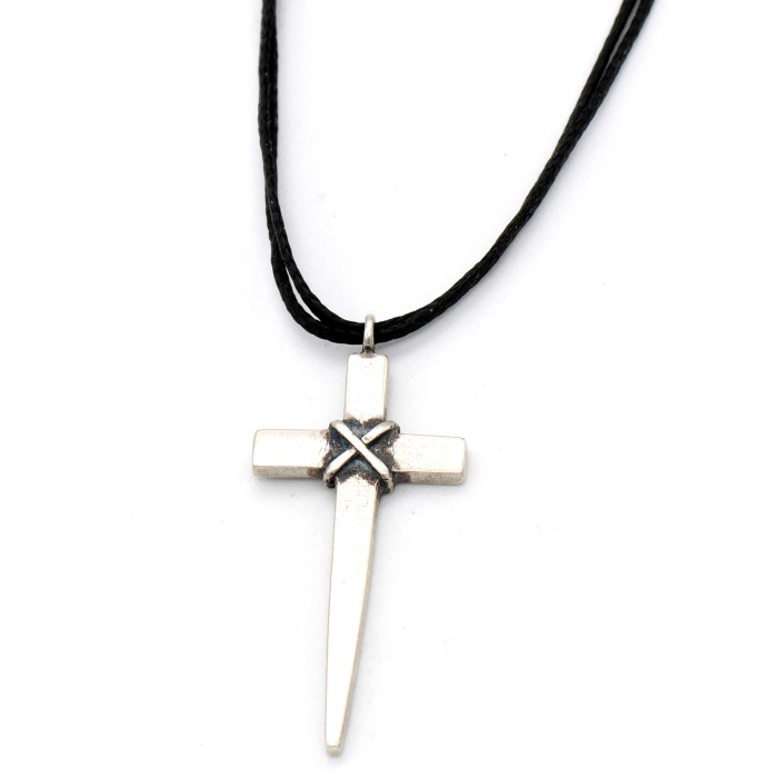 Necklace "Cross X2"